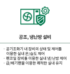 공조, 냉난방 설비